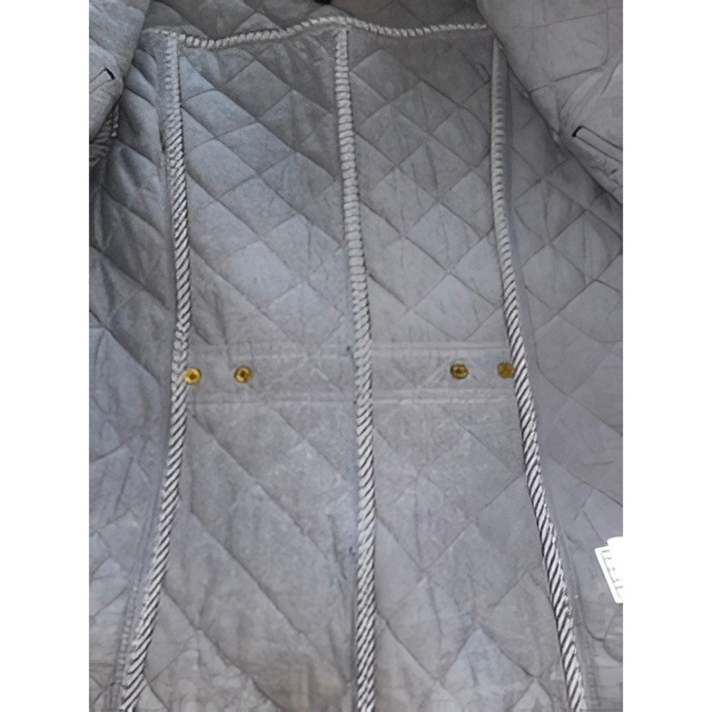 J.Crew Quilted  Field Jacket Women Size S Olive Green Moss Utility Barn Coat - Picture 12 of 13